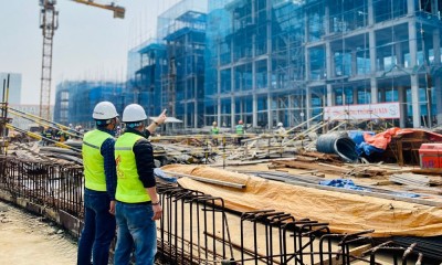 Nhiều doanh nghiệp đã tự thiết kế và làm tổng thầu thi công những công trình lớn, kỹ thuật phức tạp. (Ảnh: Yên Thư)