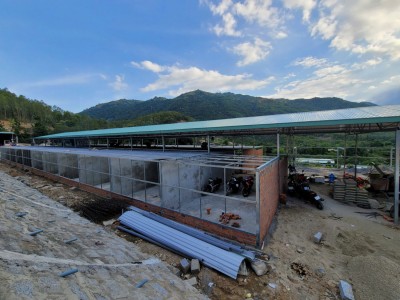 Công trình xây dựng trái phép ở xã Phước Đồng.