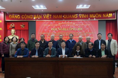 Lãnh đạo các đơn vị có liên quan ký biên bản bàn giao và tiếp nhận hồ sơ đồ án