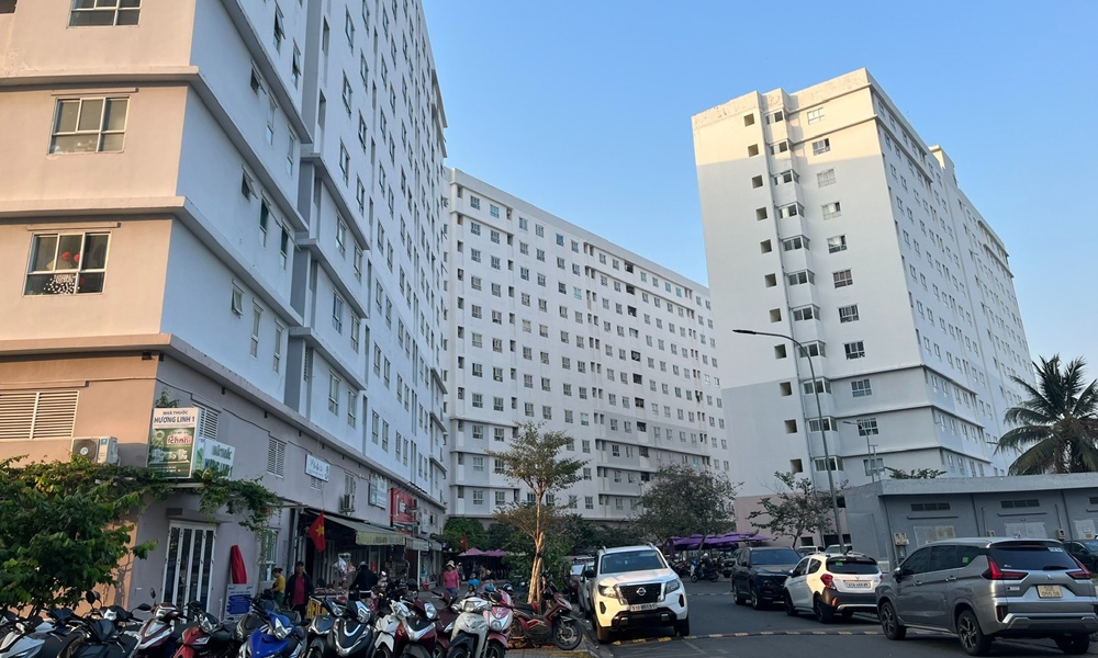 Một dự án nhà ở xã hội tại thành phố Thủ Đức. Ảnh: Hoàng Tuyết/Báo Tin tức