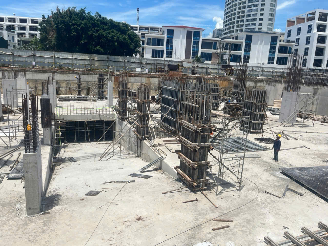 Hình ảnh dự án cao tầng Cồn Tân Lập trên các lô đất HH1, HH2, HH3