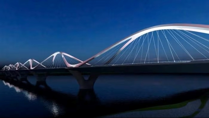 Phối cảnh cầu Trần Hưng Đạo. Ảnh: Internet